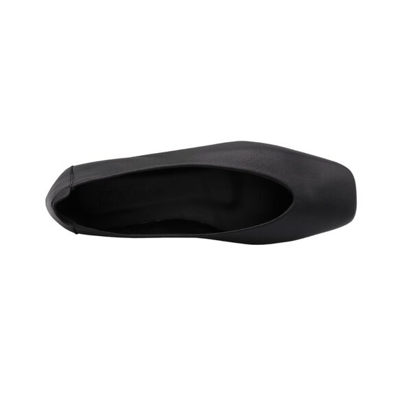 Avah Black leather Flats - Picture 2 of 7